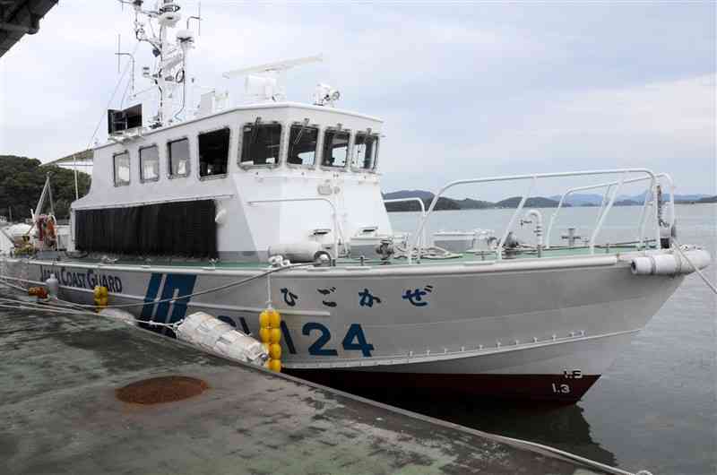熊本海上保安部の巡視艇「ひごかぜ」