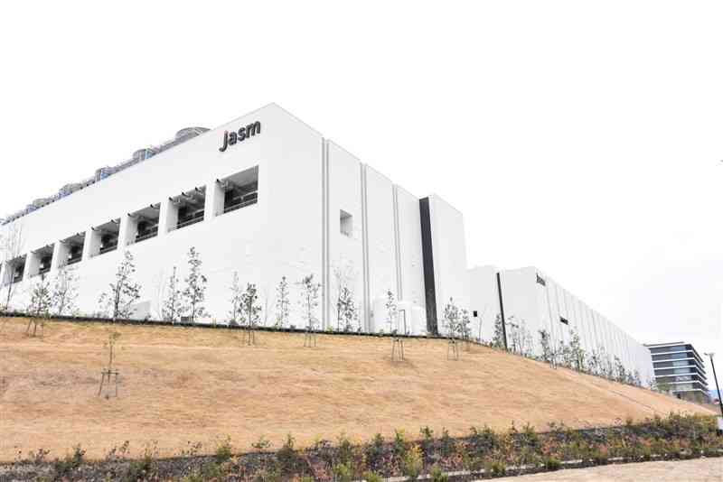 TSMCの新工場は年末に量産を開始する計画だ＝3日、菊陽町