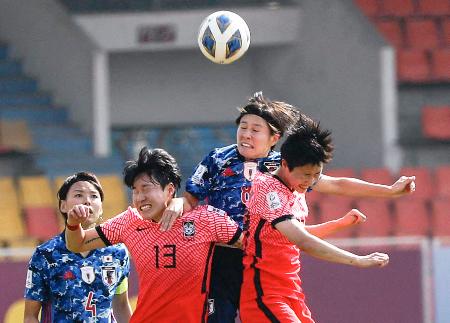 なでしこ 韓国と分けて組１位 サッカー女子アジア杯 共同通信 熊本日日新聞社