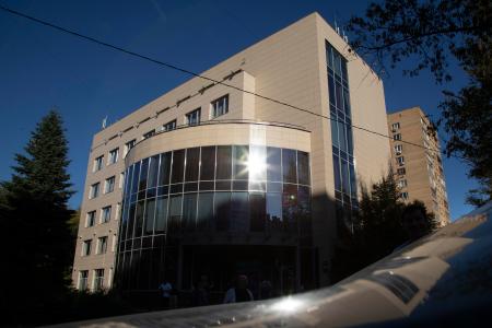　ロシア反ドーピング機関（ＲＵＳＡＤＡ）の建物＝２０１８年、モスクワ（ＡＰ＝共同）