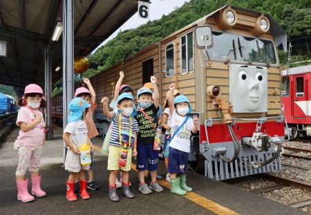 トビー号 機関車が登場 大井川鉄道 トーマスの仲間 共同通信 熊本日日新聞社