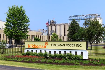 　キッコーマンの米国第１号工場＝７日、米ウィスコンシン州（共同）