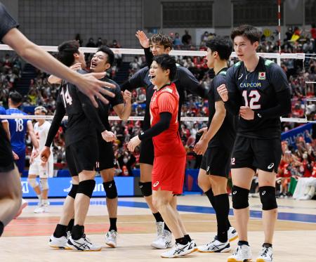 日本、フランス破り４連勝 バレー男子ネーションズリーグ（共同通信