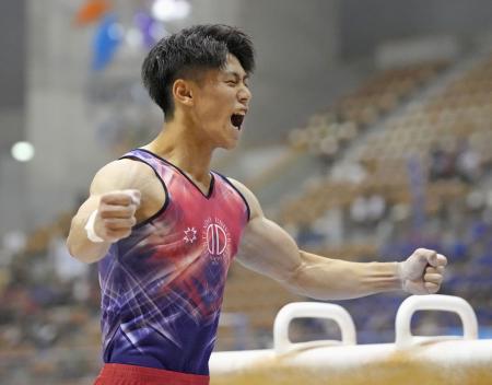 橋本、個人総合で男子初の４連覇 全日本学生体操で４冠（共同通信 