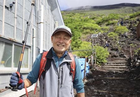 　実川欣伸さん＝２０２２年７月、静岡県富士宮市