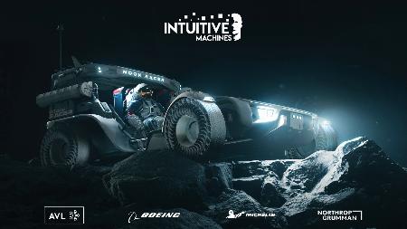 　インテュイティブ・マシンズが開発する月面探査車のイメージ（同社提供・共同）