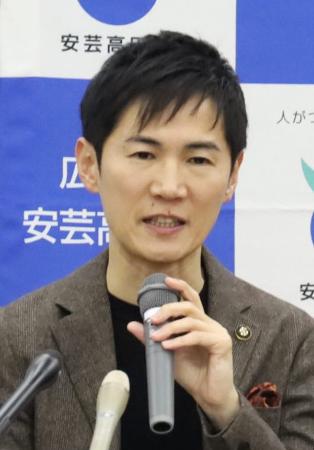 　広島県安芸高田市の石丸伸二市長