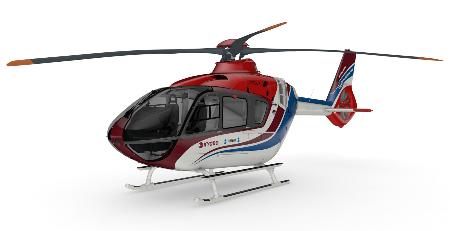 　共同通信社と毎日新聞社の合同航空取材で新たに導入するヘリコプターのイメージ