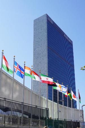　ニューヨークの国連本部＝２０２３年（共同）