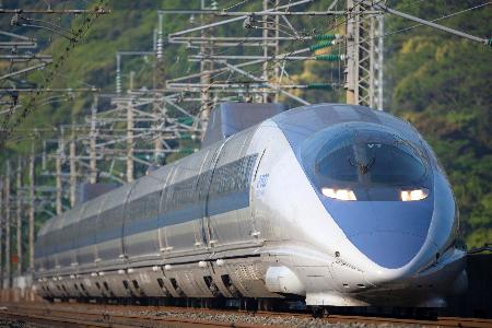 　山陽新幹線の「５００系」車両（ＪＲ西日本提供）
