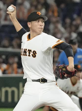 　広島戦に先発した巨人・戸郷＝東京ドーム