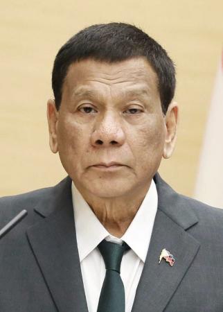 　フィリピンのドゥテルテ前大統領