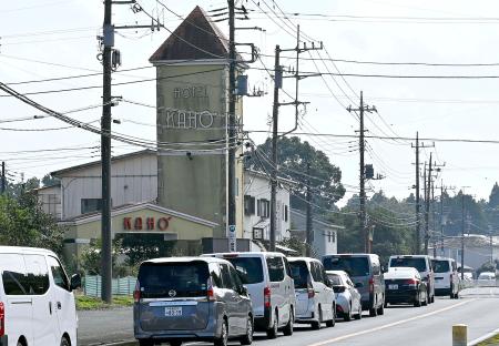 　女性従業員が死亡していた千葉県市原市のホテル＝１日午前