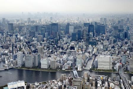 　東京都心のビル群