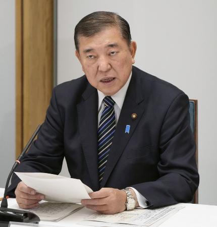 　石破茂首相＝２０２４年１２月２７日、官邸