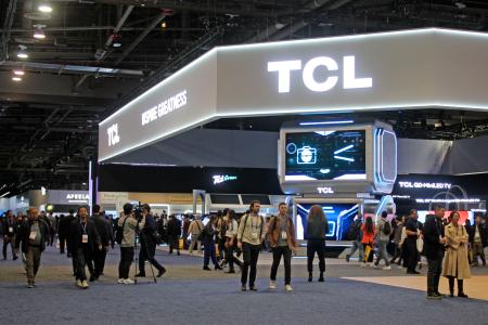 　米ラスベガスで開幕した家電ＩＴ見本市「ＣＥＳ」＝７日（共同）