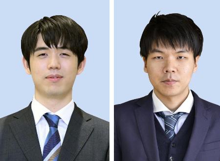 　藤井聡太棋王、増田康宏八段　