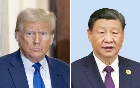 　トランプ米大統領（ゲッティ＝共同）、中国の習近平国家主席