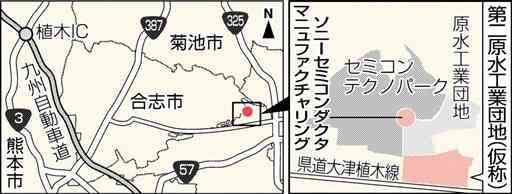 ソニー、菊陽町の21ヘクタール取得へ　第二原水工業団地、新工場建設に備え