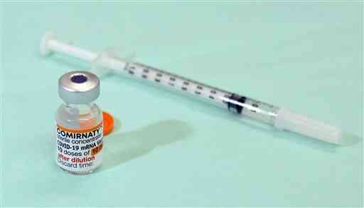 ５～１１歳の小児に接種される米ファイザー製の新型コロナウイルスワクチン