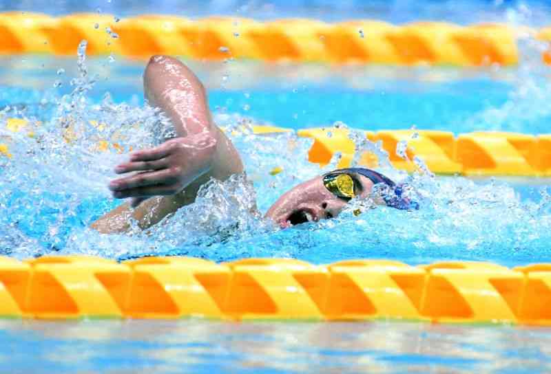 【競泳・女子800メートル自由形決勝】8分59秒48で5位だった瀬津菜々美（九州学院）