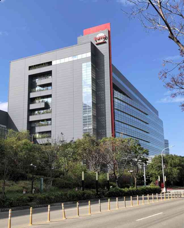 巨大な敷地を持つ工業団地「新竹サイエンスパーク」にはTSMCの生産拠点など数多くの企業が立地していた＝1月14日、台湾・新竹市
