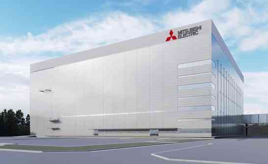 三菱電機が菊池市に建設するパワー半導体製造の新工場のイメージ（同社提供）