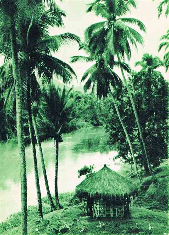 内田さんが初めてもらった1976年のフィリピンのベリカードの表面