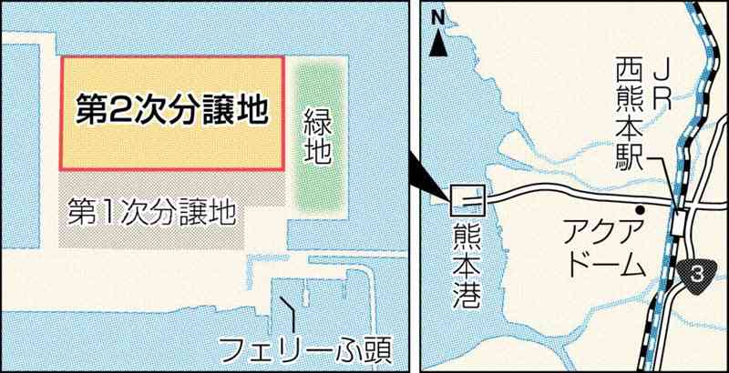 熊本港第2分譲地、地盤改良に着手へ　熊本県、24年度にも　TSMC関連の資材置き場で暫定利用
