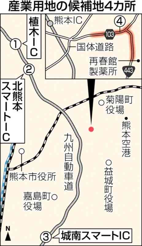 熊本市、新たに産業用地3カ所を決定　TSMC進出で関連企業を誘致へ　整備担う民間業者を選定