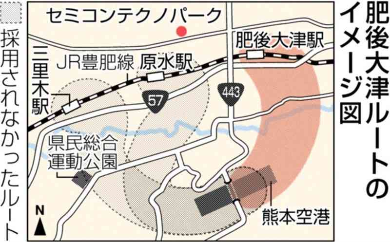 熊本空港アクセス鉄道の設計調査費に8000万円計上　2024年４月予定を一部前倒し　県補正予算案104億円、12月議会に提出へ