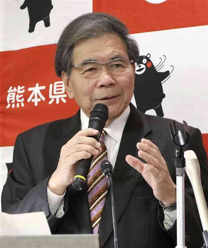 来年の熊本県知事選に出馬しない意向を固めた蒲島郁夫知事