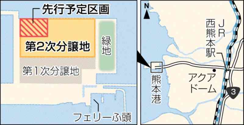 熊本港の企業用地、24年度に整備開始　第2次分譲地の先行区画分　TSMC進出による需要に対応