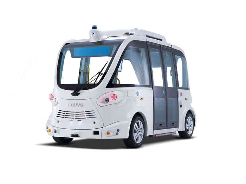 宇城市の自動運転実装実験に使われる車両「EVO（エヴォ）」（株式会社マクニカ提供）