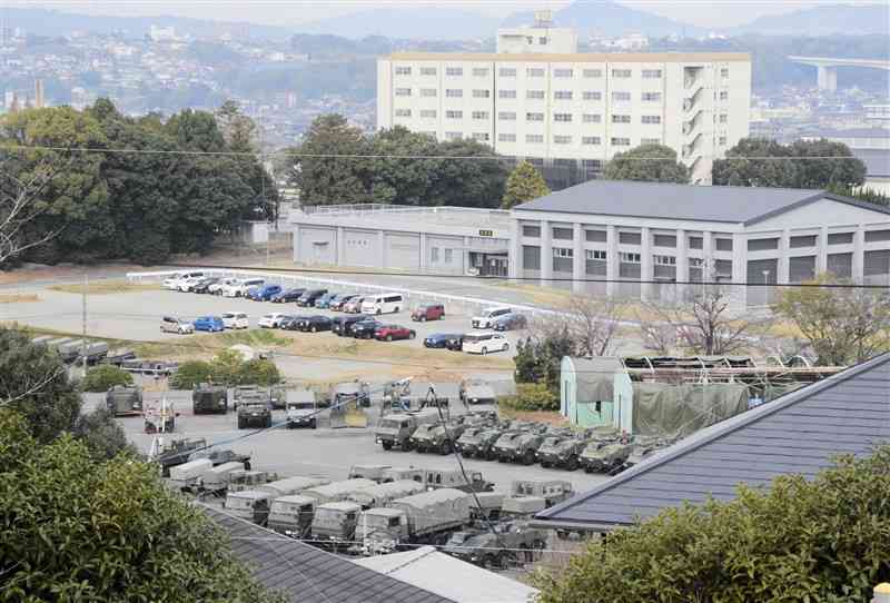 陸上自衛隊第8師団の司令部がある北熊本駐屯地