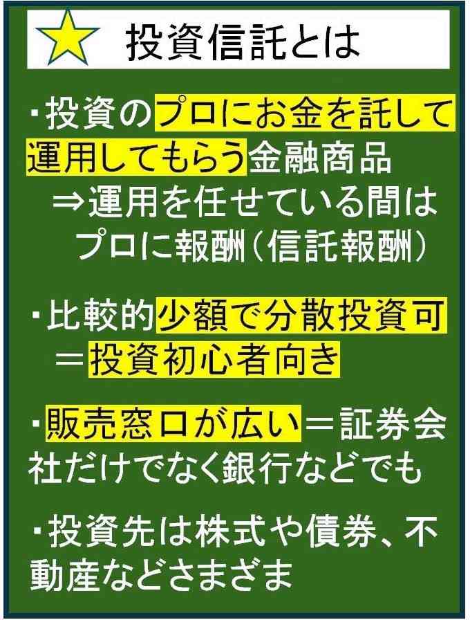 投信は初心者向きの金融商品　株式、債券… 何に投資？　リスクやリターンに直結【まね得　投信はプロに託す編】