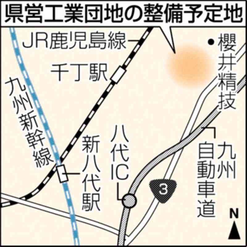 【独自】熊本県の新工業団地、八代IC北東に　25ヘクタール　半導体効果、県南への波及目指す　11日に八代市で覚書