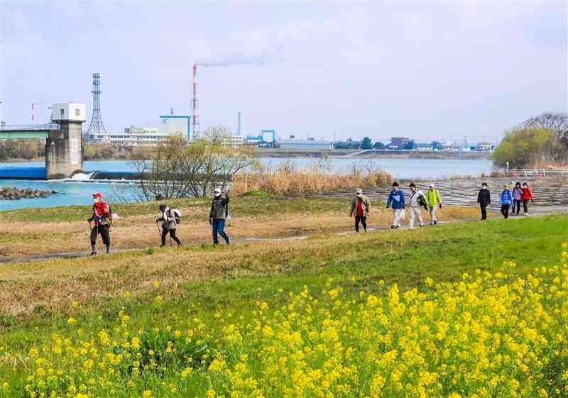 昨年の「九州国際スリーデーマーチ」の様子