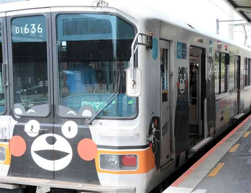 2月から大幅に減便する熊本電気鉄道の電車