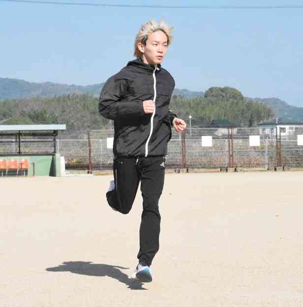 今回の熊日駅伝で陸上競技に区切りをつける玉名市の野田崇央