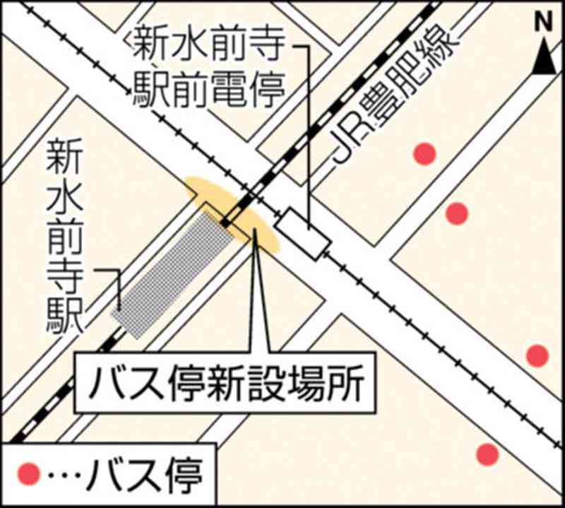 新水前寺駅・高架下周辺のバス停新設計画、実証実験で「交通に大きな影響なし」　熊本市、3月に周辺住民説明会