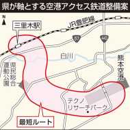 空港鉄道 黒字化 33年目 利用者数を下方修正 前回調査から大幅遅れ 熊本県見通し 熊本日日新聞社