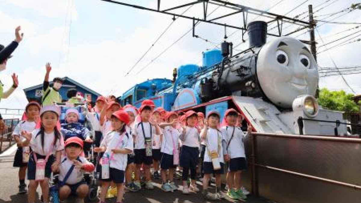 「トーマス号」出発進行！静岡 大井川鉄道が試乗会（共同通信